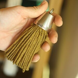 Balenciaga Gold Tassel keyring charm Home Accent